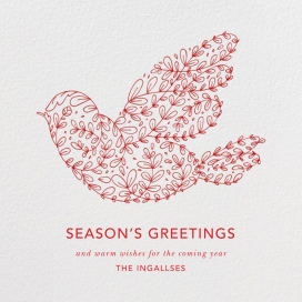 Vine Dove by Paperless Post