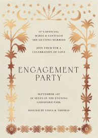 Golden Oasis - Indian Wedding Invitation by Jungalow