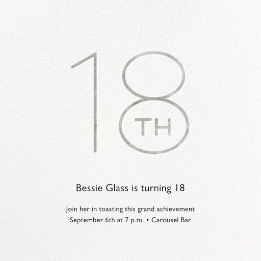 Decade - Birthday Invitation by Paperless Post