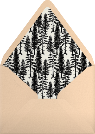 Camp Out - Paperless Post Envelope