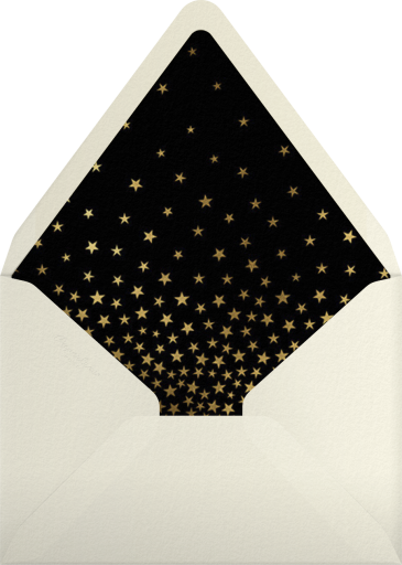 Starry Golden Tree - Paperless Post Envelope