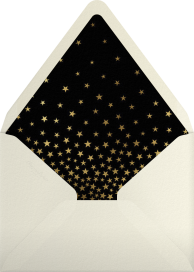 Starry Golden Tree - Paperless Post Envelope