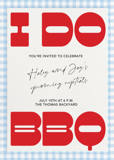 BBQ Nuptials - Invitation by Paperless Post