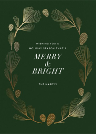 Sugar Pine - Holiday Card by Paperless Post