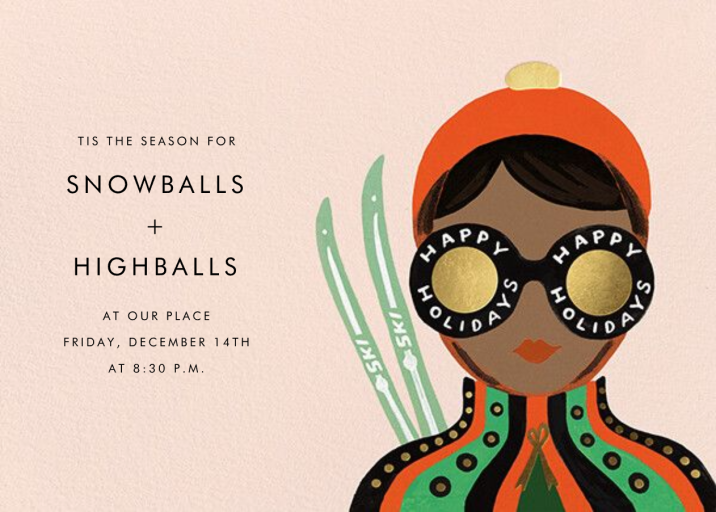 Ski Shades - Winter Party Invitation by Rifle Paper Co.