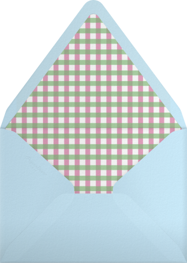 Watercolor Bunny Easter Invitation Envelope