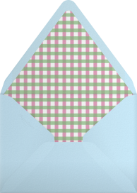 Watercolor Bunny Easter Invitation Envelope