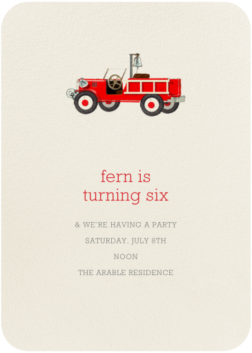 Firetruck by Felix Doolittle