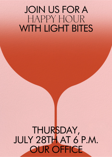 Great Goblet - Happy Hour Invitation by Paperless Post