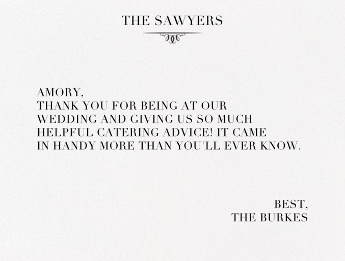 Cheverny (Thank You) - Stationery by Crane & Co.