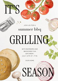 Grilling Season - Invitation by Martha Stewart
