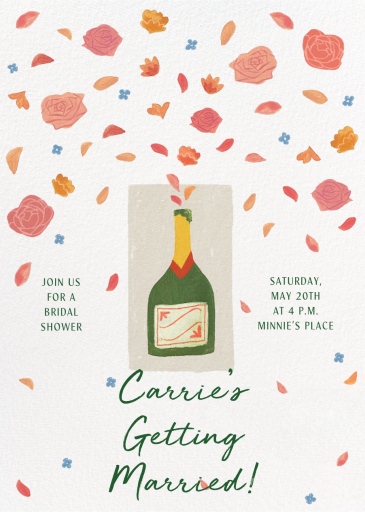 Champagne Petals by Paperless Post