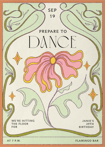 Bloom Nouveau - Birthday Invitation by Paperless Post