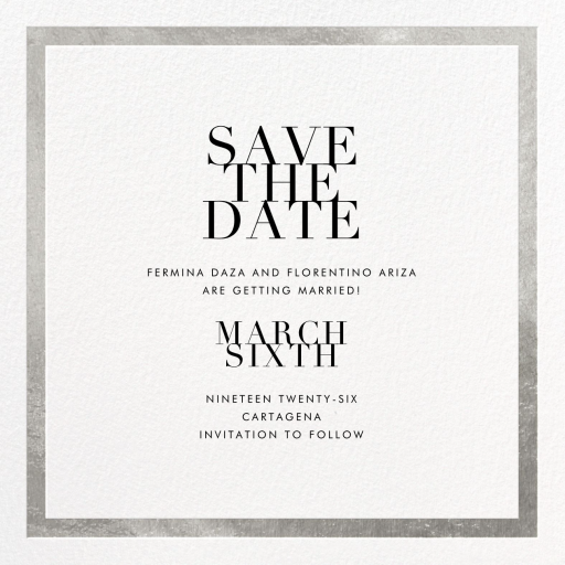 Editorial II (Save the Date) - Save the Date by Paperless Post