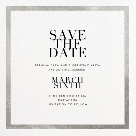 Editorial II (Save the Date) - Save the Date by Paperless Post