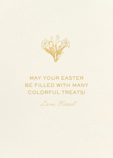 Classic Cottontail - Easter Card by Hello!Lucky - Back
