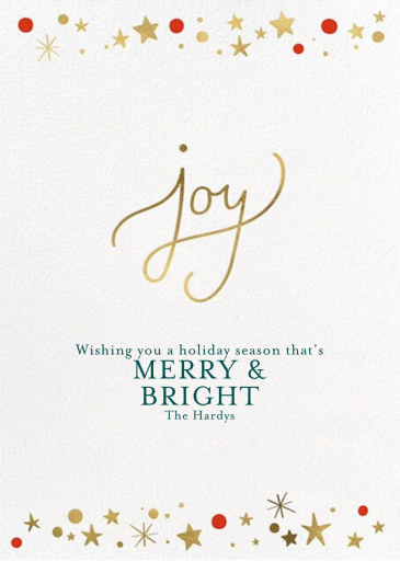 Joyful Stars by Little Cube - Back