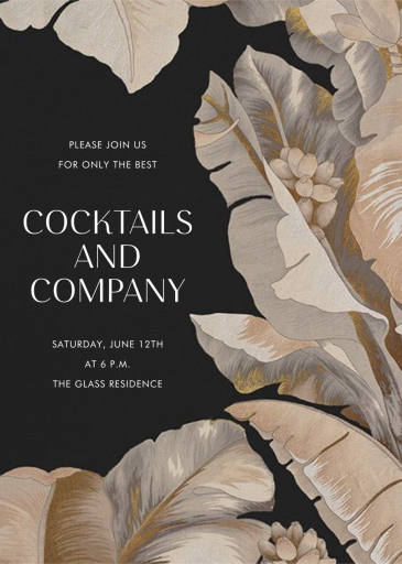 Opulent - Cocktail Party Invitation by Schumacher