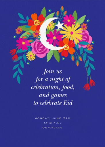 Moon Blooms - Invitation by Paperless Post