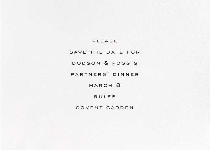 Photo Booth Save the Date - Event Save the Date by kate spade new york - Back