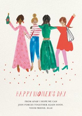 International Women's Day Cards | Send online instantly | Track opens