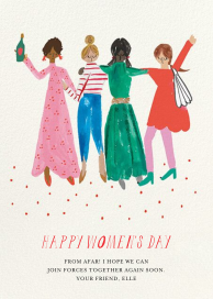 Throwback - International Women's Day Card by Mr. Boddington's Studio