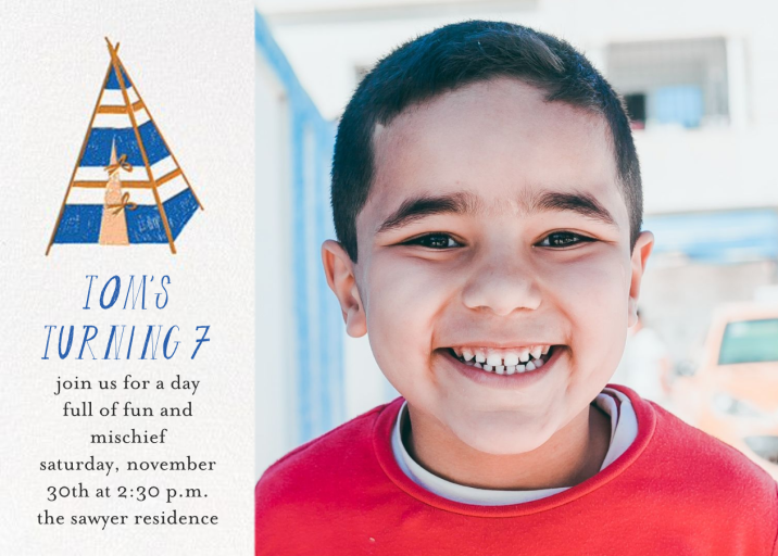 Illustrated Tent (Photo) - Invitation by Mr. Boddington's Studio