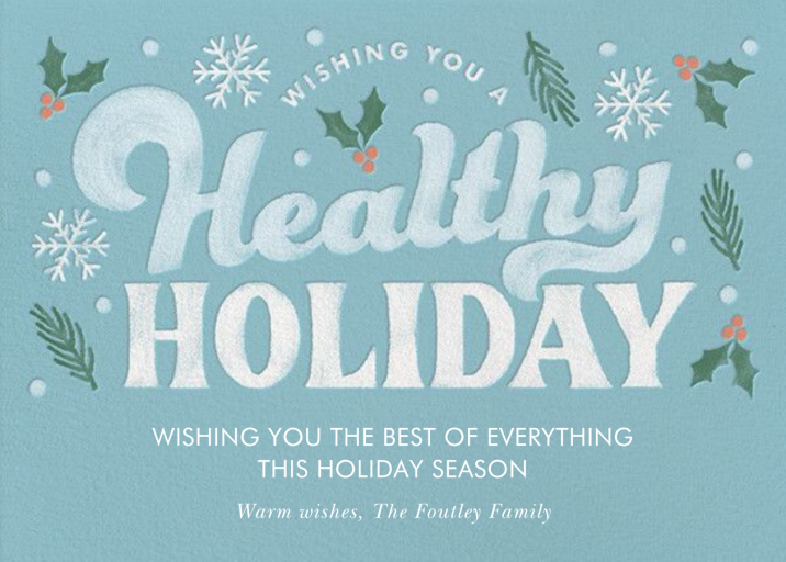 Health Yes - Holiday Card by Paperless Post
