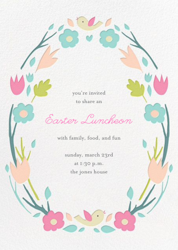 Ring Around the Daisy - Invitation by Little Cube