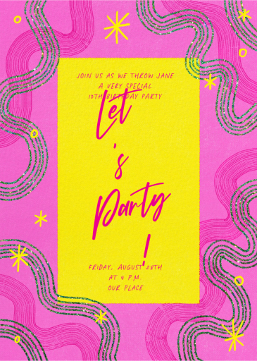 Glitter Party by Paperless Post