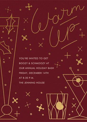 Winter Warmer - Holiday Party Invitation by Paperless Post