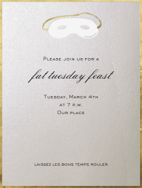 Domino Mask by Paperless Post