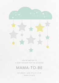String of Stars - Baby Shower Invitation by Petit Collage