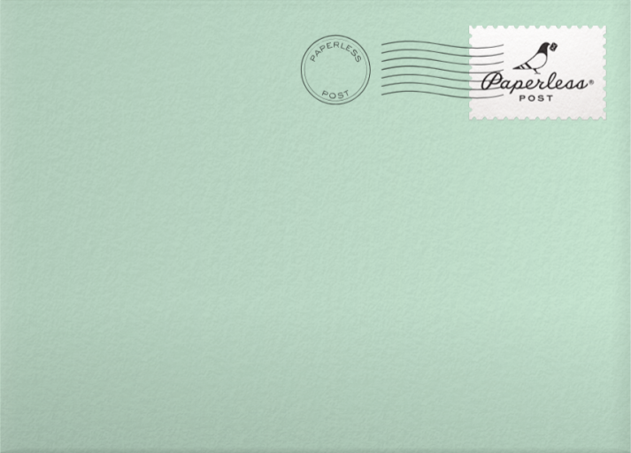 Loose Wreath - Paperless Post Envelope