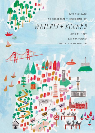 Miss Golden Gate - Save the Date by Mr. Boddington's Studio