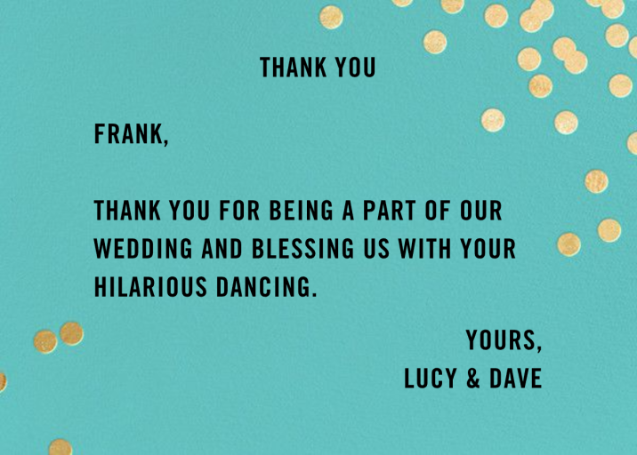 Confetti (Stationery) - Thank You Card by kate spade new york