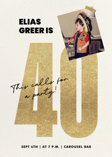 Sparkly Moments - Birthday Invitation by Paperless Post