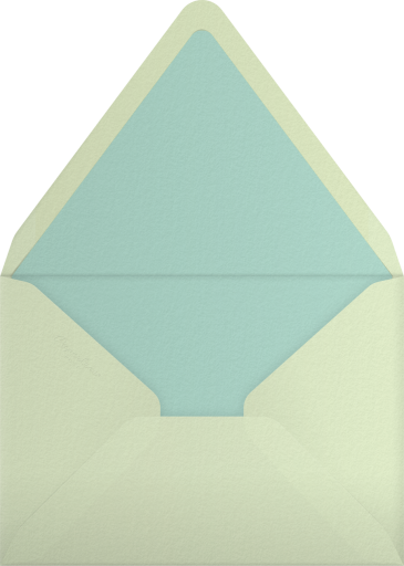 Pistachio Pastiche - Gold Rush Paper Envelope