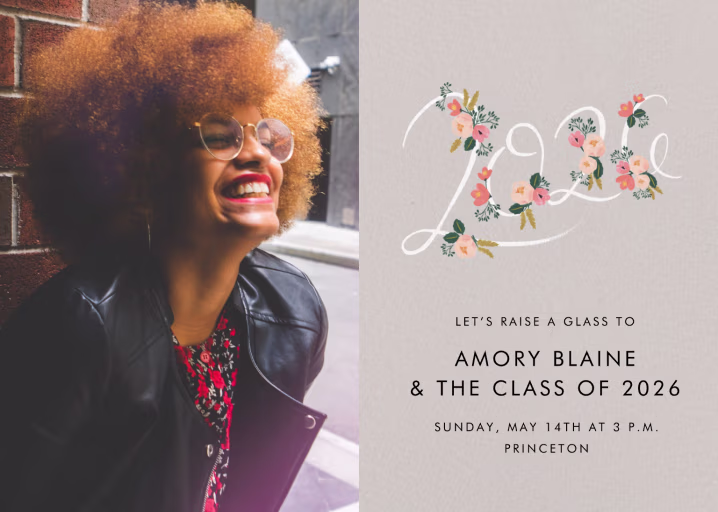 Botanic Year (Photo) - Graduation Party Invitation by Rifle Paper Co.