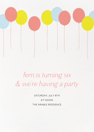 Balloons (New) by Paperless Post