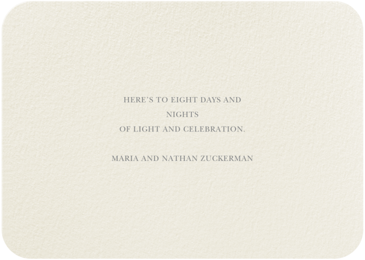 Dreidels and Gelt by Felix Doolittle - Back