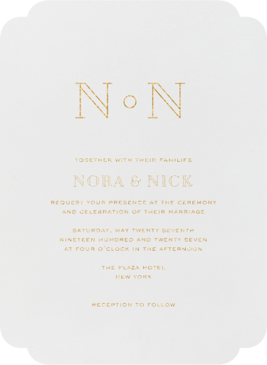 Lacquer - Wedding Invitation by Crane & Co.