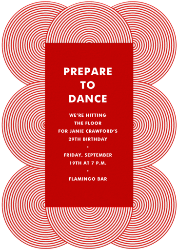 Fillmore - Birthday Invitation by Jonathan Adler