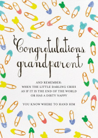 Grandparents are Adored - Greeting Card by Mr. Boddington's Studio