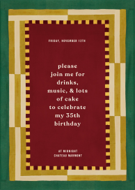 Milla - Birthday Invitation by Lisa Corti