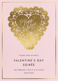 Valentine’s Day Doily (Single-sided) by Rifle Paper Co.