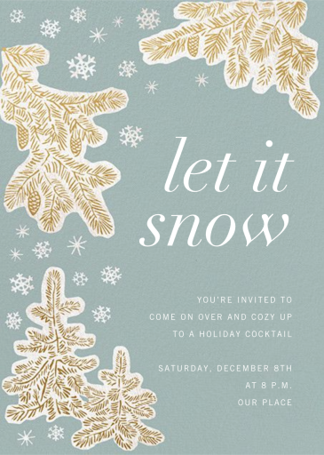 Snow-capped - Winter Party Invitation by Paperless Post