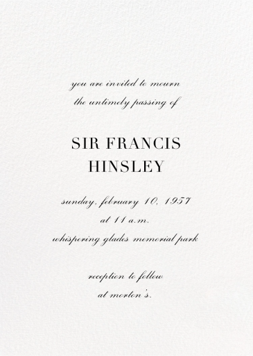 3/4 Portrait (Photo) by Paperless Post - Back