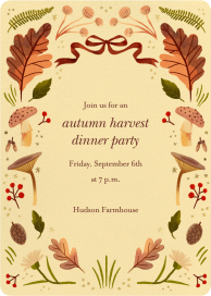 Harvest Finds - Fall Party Invitation by Hello!Lucky