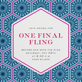 Positano - Bachelorette Party Invitation by Jonathan Adler